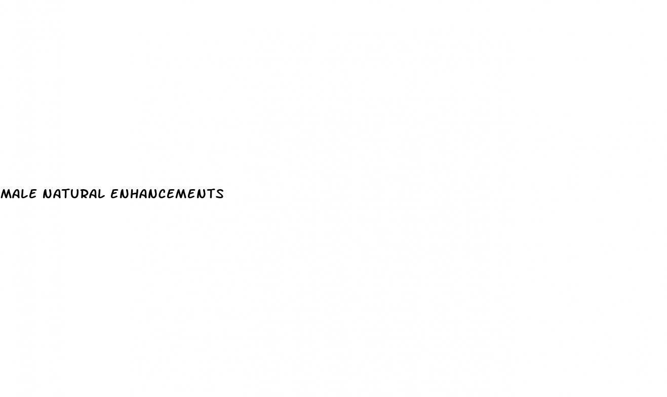 male natural enhancements