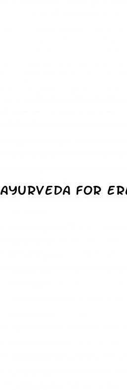 ayurveda for erectile dysfunction
