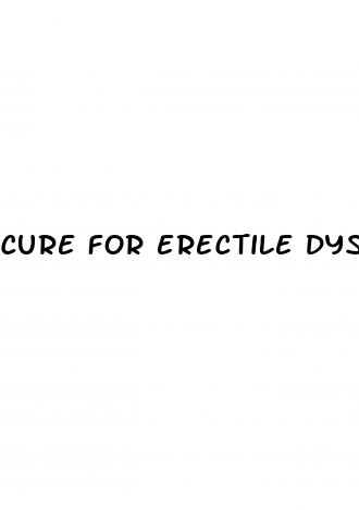 cure for erectile dysfunction and premature ejaculation