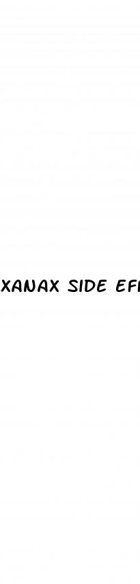 xanax side effects erectile dysfunction