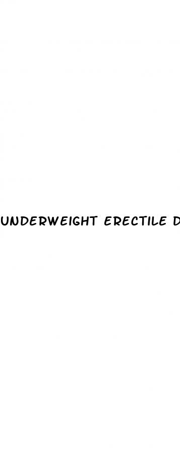 underweight erectile dysfunction