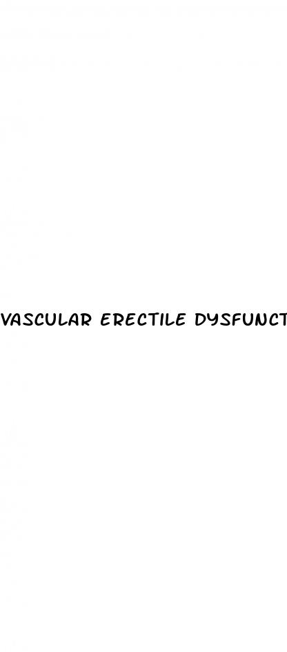 vascular erectile dysfunction treatment