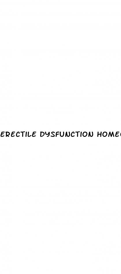 erectile dysfunction homeopathic remedies