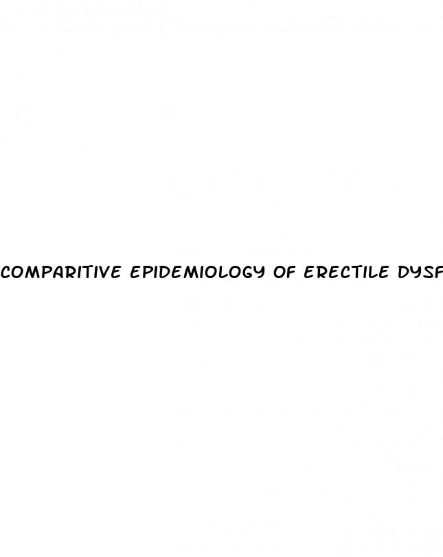 comparitive epidemiology of erectile dysfunction in gay men