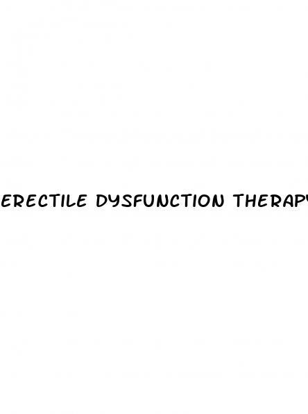 erectile dysfunction therapy