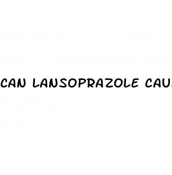 can lansoprazole cause erectile dysfunction