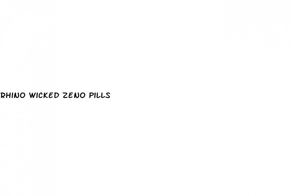 rhino wicked zeno pills