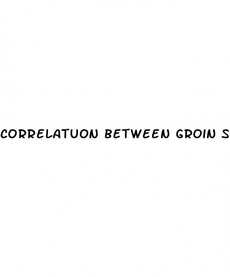 correlatuon between groin strain and erectile dysfunction