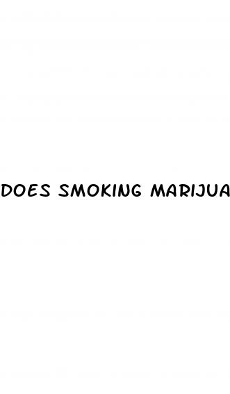 does smoking marijuana cause erectile dysfunction