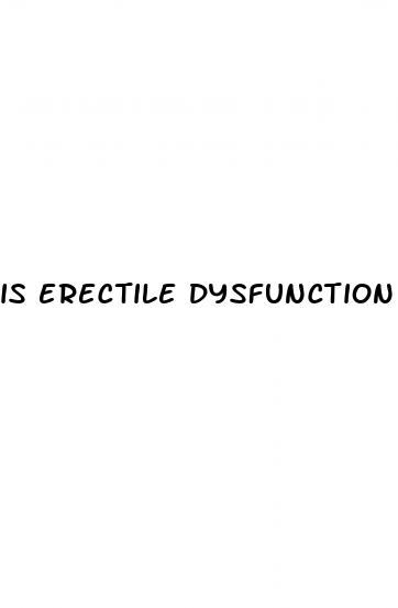 is erectile dysfunction a disease
