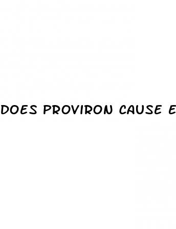 does proviron cause erectile dysfunction