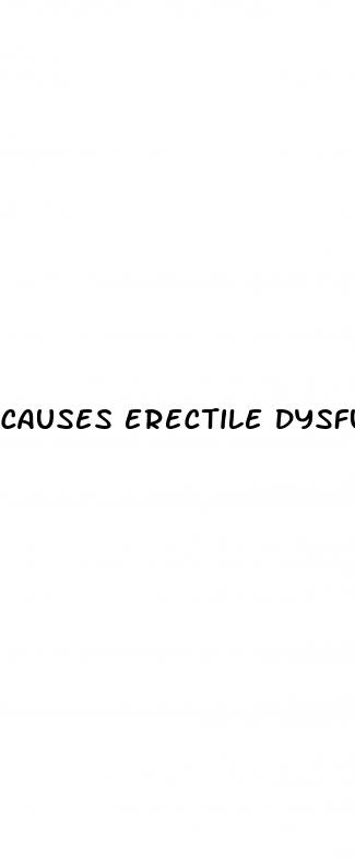 causes erectile dysfunction