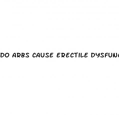 do arbs cause erectile dysfunction
