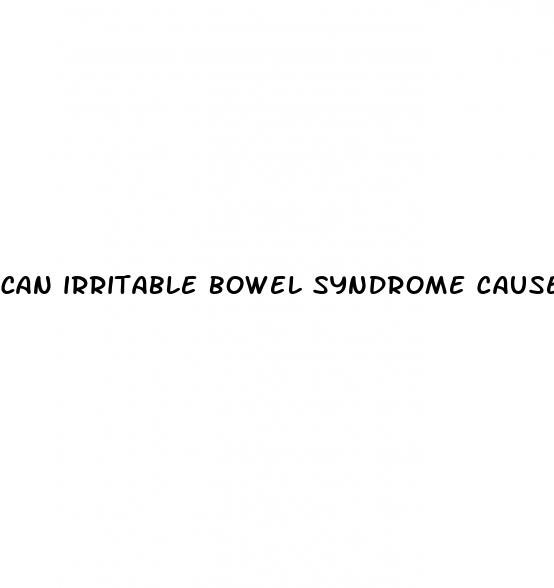 can irritable bowel syndrome cause erectile dysfunction