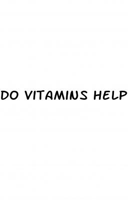do vitamins help with erectile dysfunction