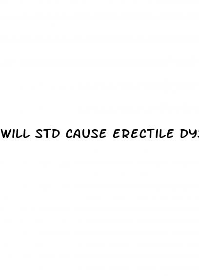 will std cause erectile dysfunction