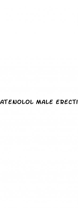 atenolol male erectile dysfunction