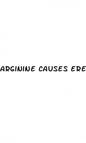 arginine causes erectile dysfunction