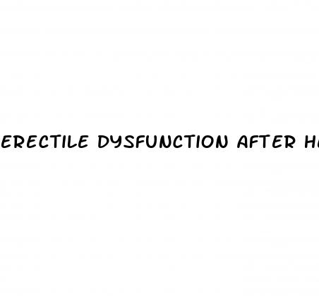 erectile dysfunction after heart bypass