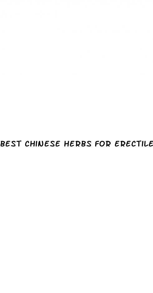 best chinese herbs for erectile dysfunction