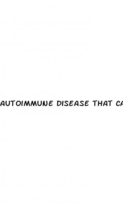 autoimmune disease that causes erectile dysfunction