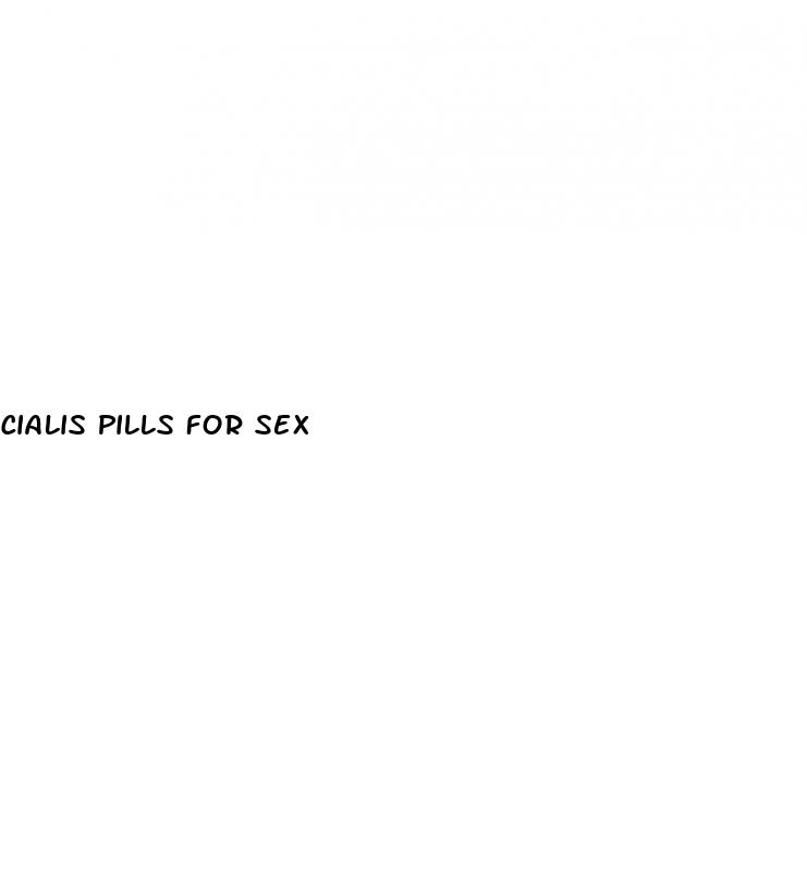 cialis pills for sex