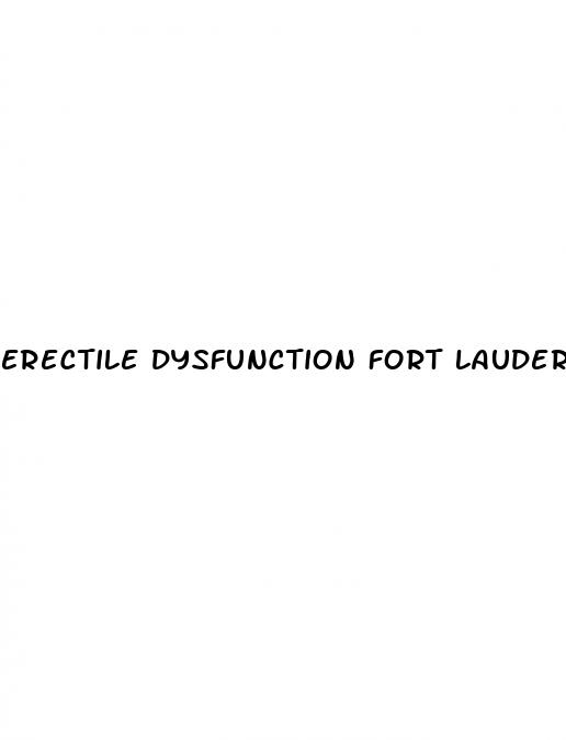 erectile dysfunction fort lauderdale