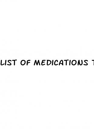 list of medications that cause erectile dysfunction