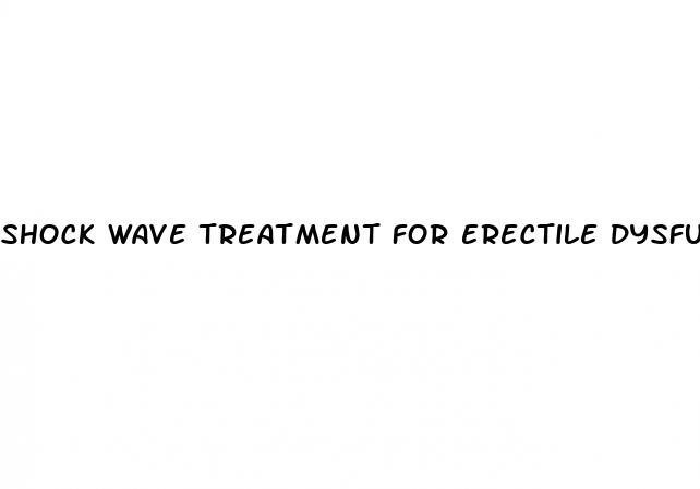 shock wave treatment for erectile dysfunction in india