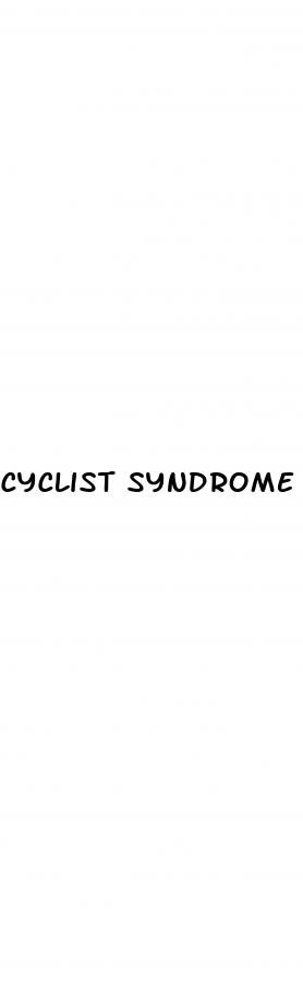 cyclist syndrome erectile dysfunction