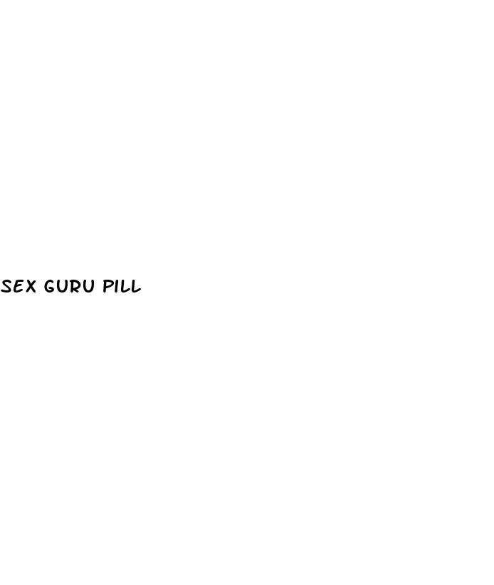 sex guru pill
