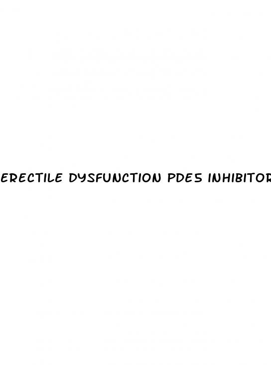 erectile dysfunction pde5 inhibitors
