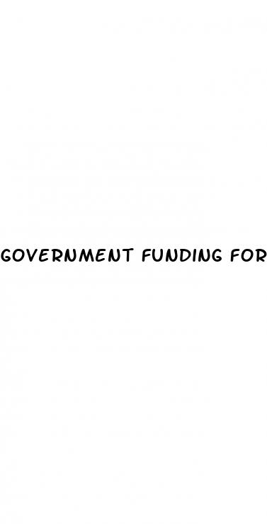 government funding for erectile dysfunction