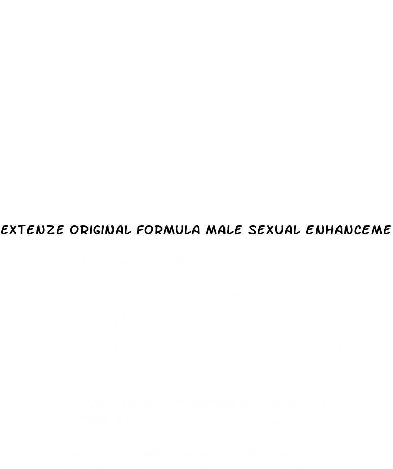 extenze original formula male sexual enhancement tablets review