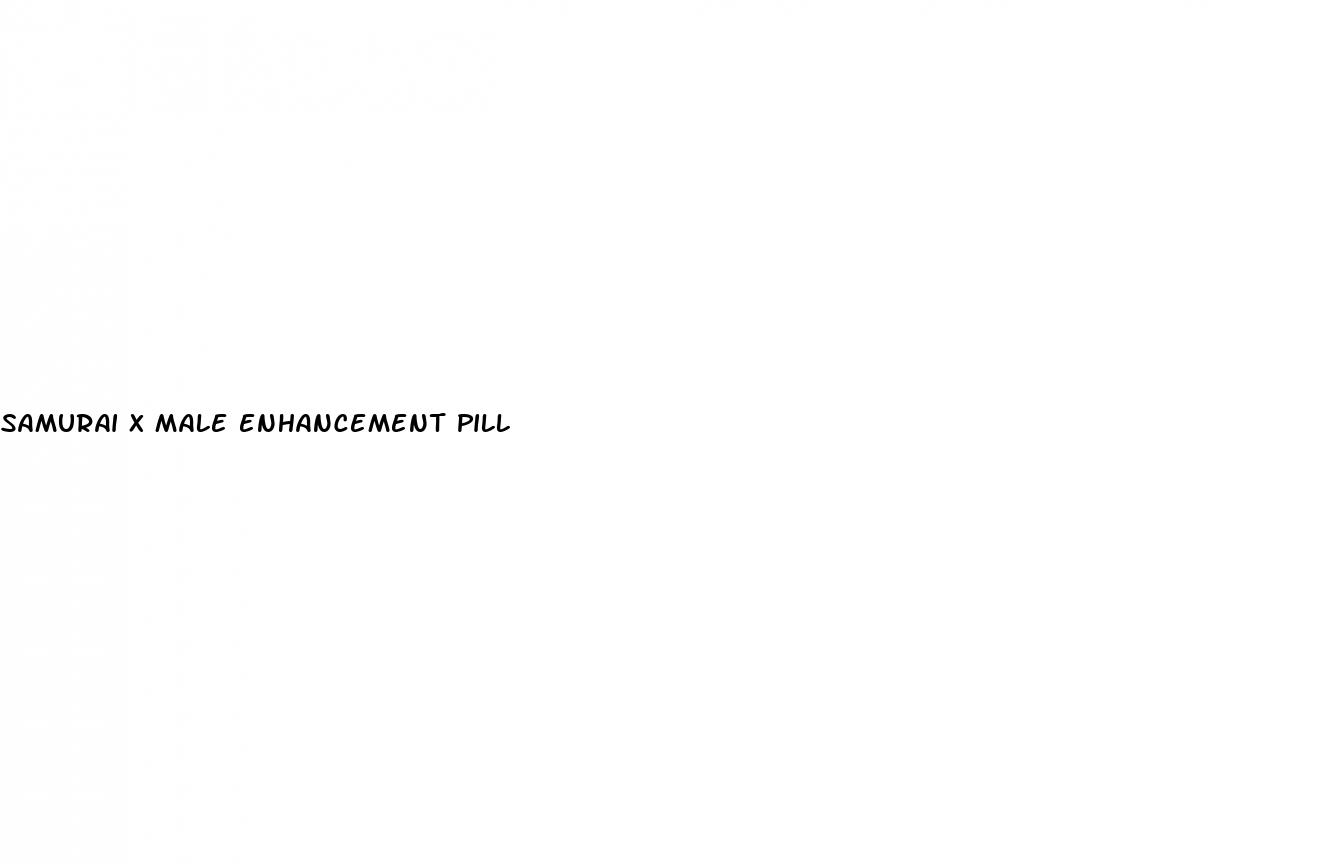 samurai x male enhancement pill