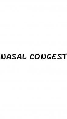 nasal congestion and erectile dysfunction