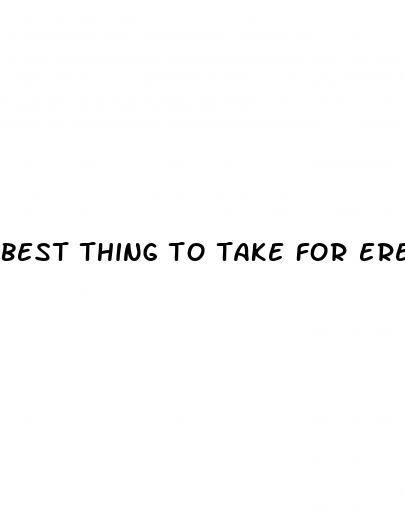 best thing to take for erectile dysfunction