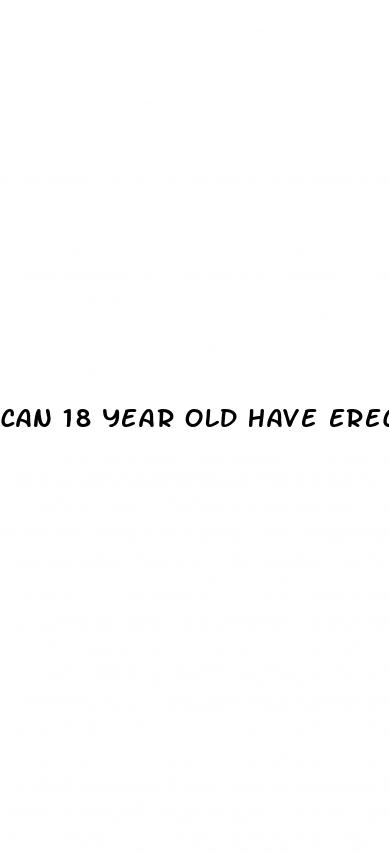 can 18 year old have erectile dysfunction