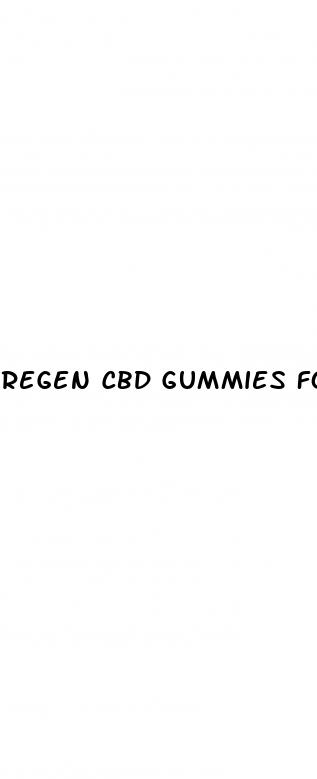 regen cbd gummies for ed
