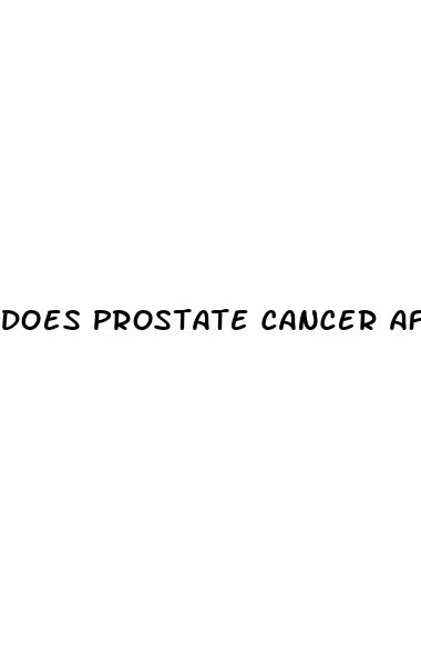 does prostate cancer affect erectile dysfunction