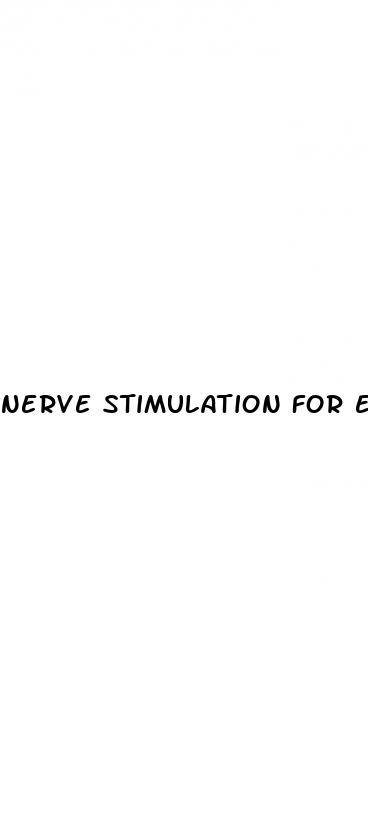 nerve stimulation for erectile dysfunction