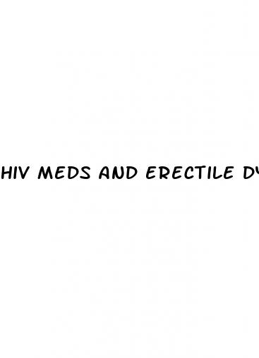 hiv meds and erectile dysfunction
