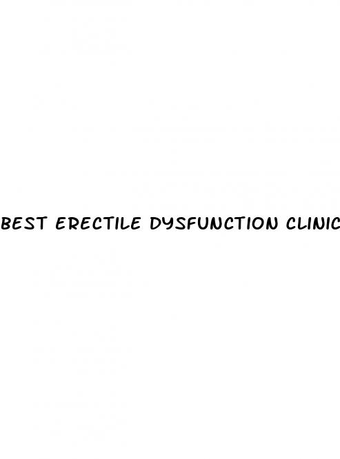 best erectile dysfunction clinic