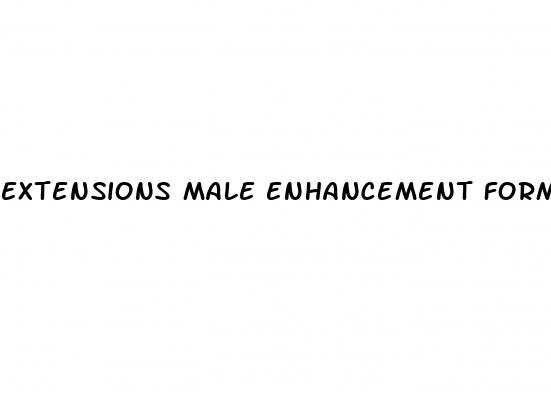 extensions male enhancement formula ii review