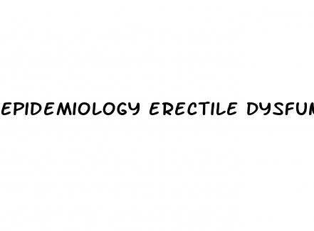 epidemiology erectile dysfunction