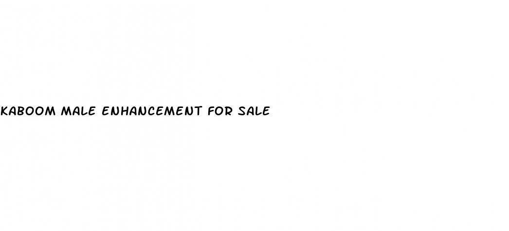 kaboom male enhancement for sale