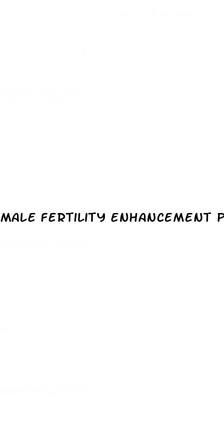 male fertility enhancement pills
