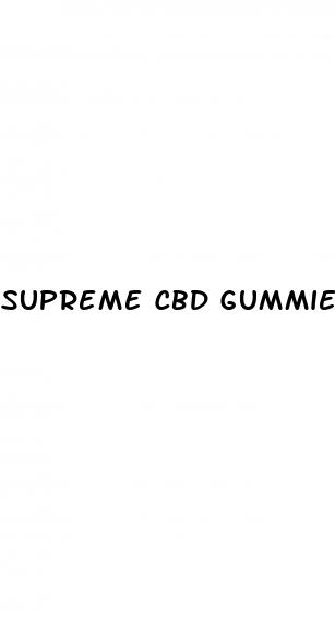 supreme cbd gummies for sale