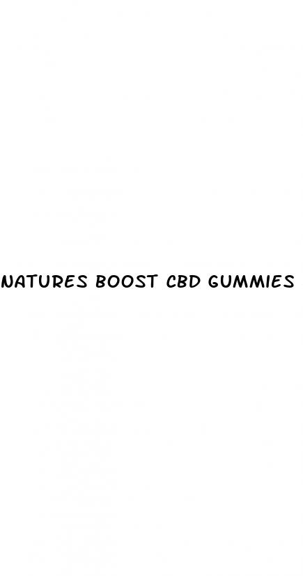 natures boost cbd gummies ed