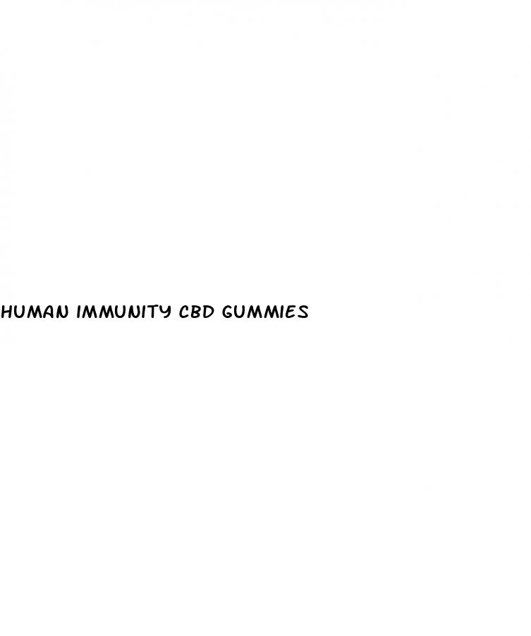 human immunity cbd gummies